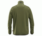 8059 Chaqueta de forro polar con cremallera completa AllroundWork verde khaki