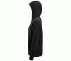 8070 Sudadera AllroundWork con capucha de rizo Polartec® para mujer color negro