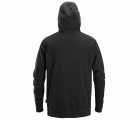 8075 Sudadera AllroundWork con capucha de rizo Polartec® color negro