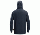 8075 Sudadera AllroundWork con capucha de rizo Polartec® color azul marino jaspeado