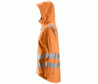 8233 Chaqueta impermeable PU de alta visibilidad clase 3 naranja