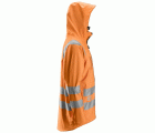 8233 Chaqueta impermeable PU de alta visibilidad clase 3 naranja