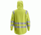 8233 Chaqueta impermeable PU de alta visibilidad clase 3 amarilla