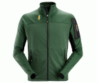 9438 Chaqueta de microforro polar Body Mapping verde forestal-negro