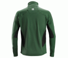 9438 Chaqueta de microforro polar Body Mapping verde forestal-negro