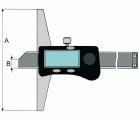 Calibre de profundidad electrónico-digital DIN 862