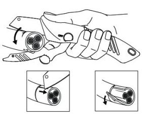 Cuchillo Pelacables De Electricista Con Plástico Protector Alyco 