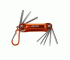 Juego De Llaves Torx Inviolable, En Soporte Montura Metálica ALYCO ORANGE