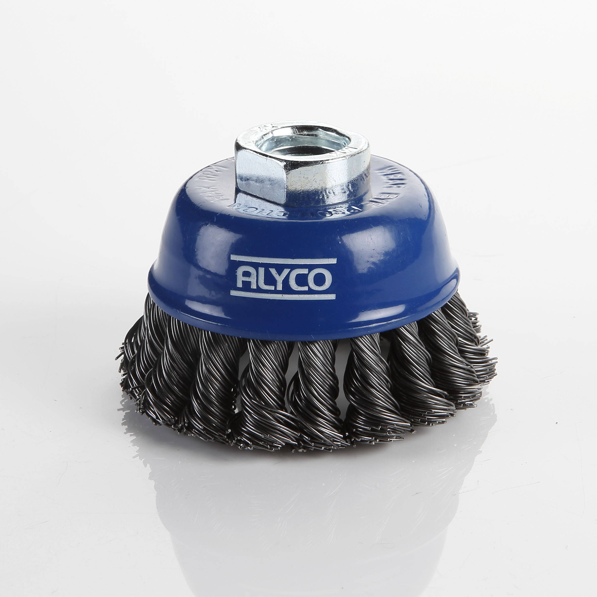Braided Wire Cup Brush For Hand Grinding Machine ALYCO