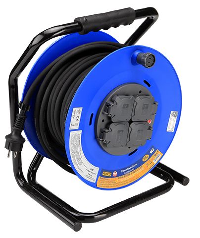 Cable Reel With Safety Caps 25 or 40 Metres 3x2.5 Ip44 ALYCO, Products