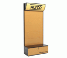 Expositor Mural Para Punto De Venta De 1000 x 450 x 2200 mm ALYCO