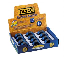 Flexómetro Metálico Magnético Cuerpo Bimaterial ALYCO