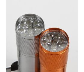 Linterna Tubular De Bolsillo Aluminio 9 Led ALYCO ORANGE