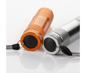 Linterna Tubular De Bolsillo Aluminio 9 Led ALYCO ORANGE