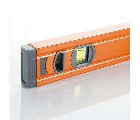 Nivel Tubular 3 Fiolas De Perfil Rectangular De Aluminio ALYCO ORANGE