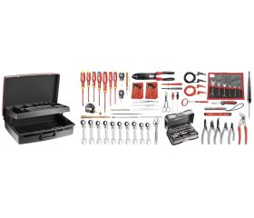 Selección electricista 101 herramientas -maleta