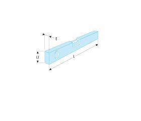 NIVEL TUBULAR MAGNET 60 CM