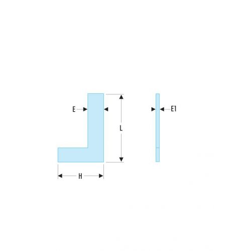 ESCUADRA SIMPLE PRECISION CLASSE1 150MM