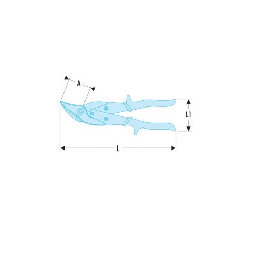 CIZALLA CONTORNEADA DTE 25CM