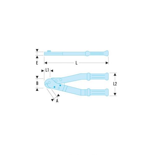 CORTA CABLE ACERO DIAM.8MM