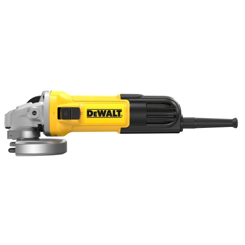 DWE4036-QS - Mini-amoladora 115mm 750W 11.800 rpm Arranque Suave + Bloqueo y re-arranque