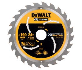 DT99562-QZ - Hojas para Sierra Circular portátil XR EXTREME RUNTIME 190mm x 30mm 24D