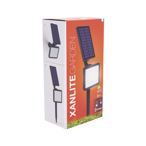 BALIZA SOLAR LED IP44 200L 2MOD AUTON 14H XANLITE EG-APPS200