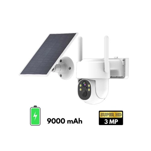 CAMARA 4G BATERIA PANEL SOLAR  PATROL ENERGEKS EG-CIPEXT4G001