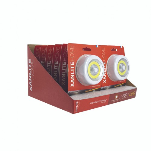 LUZ SENSOR MOVIMIENTO 200L INCLUYE PILAS XANLITE EG-P150CW