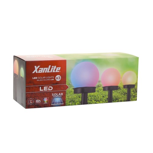 3X BALIZAS SOL IP44 BOLA AUTONOM 8H XANLITE EG-PACK3SO50B