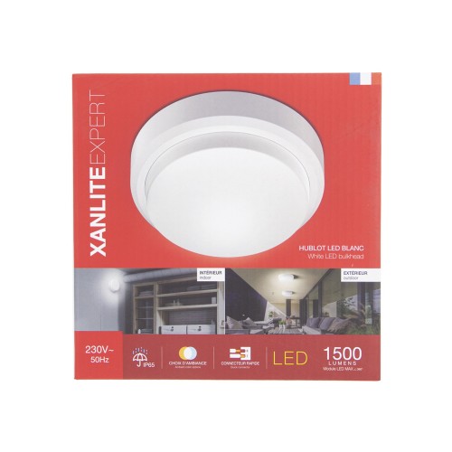 EXTERIOR LED REDONDO BLANCO 850L XANLITE HUB850RBIPCCT