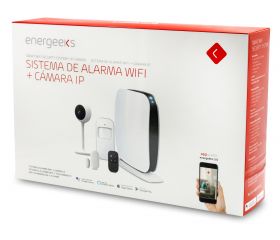 SISTEMA DE ALARMA WIFI + CAMARA IP002 ENERGEEKS EG-AW002PLUS