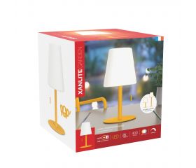 LAMPARA MESA CONO AMARILLO ACERO 400L XANLITE EG-LP16CJRCCT