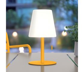 LAMPARA MESA CONO AMARILLO ACERO 400L XANLITE EG-LP16CJRCCT