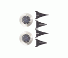 2 LAMPARAS SOLARES DE 4 LEDS 6500K IP44 XANLITE EG-PACK2SPSO4