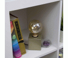 LAMPARA CUBO METAL LATON BASE 60W XANLITE EG-XDLAPCUBIKML