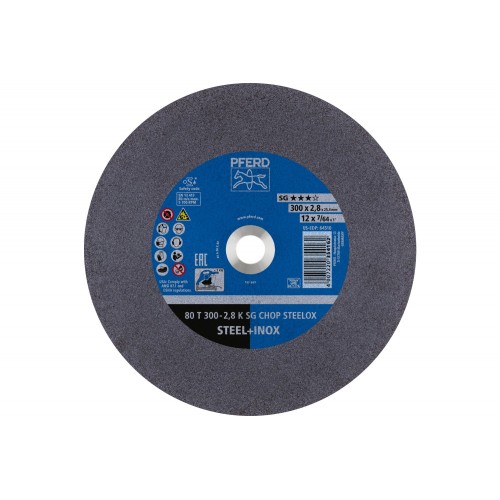 Disco de corte sierra circular de metal T 300x2,8x25,4 mm línea alto rendimiento SG CHOP STEELOX acero/acero inoxidable