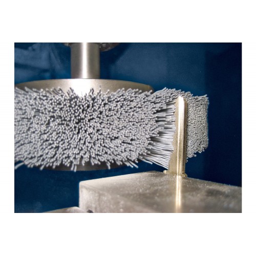 Carda redonda COMPOSITE RBUP Ø 150x25x50,8 mm agujero, filamento SiC Ø 1,14 mm, grano 80, uso estacionario