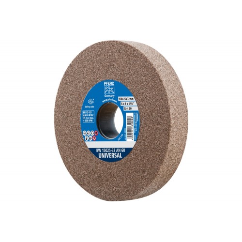 Muela abrasiva Ø 150x25 mm, agujero Ø 32 mm A60 para trabajos de desgaste universal