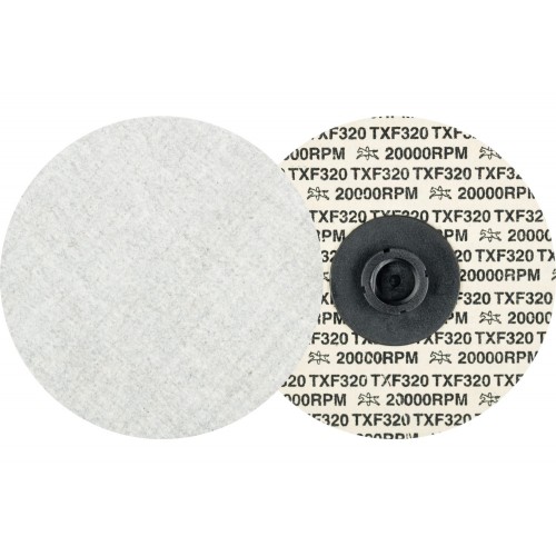 Discos textiles COMBIDISC, corindón CD Ø 75 mm A320TX para acero inoxidable y aluminio