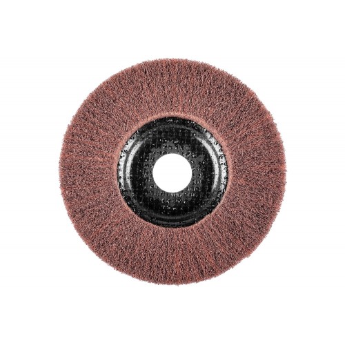 Disco abrasivo de vellón POLINOX PNL Ø 125 mm agujero Ø 22,23 mm A280 para lijado fino y acabado