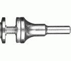 Perno de sujeción para ruedas de amolar con agujero 10 mm, mango Ø 8 mm, ancho de sujeción 6-20 mm