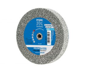 Disco de vellón prensado POLINOX PNER Ø 75x13 mm agujero Ø 6 mm semiblando A fino para acabado