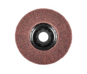 Disco abrasivo de vellón POLINOX PNL Ø 125 mm agujero Ø 22,23 mm A280 para lijado fino y acabado