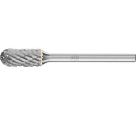 Fresa de metal duro forma cilíndrica redonda WRC Ø 06x13 mm, mango Ø 3 mm, Z3P medio universal, dentado cruzado