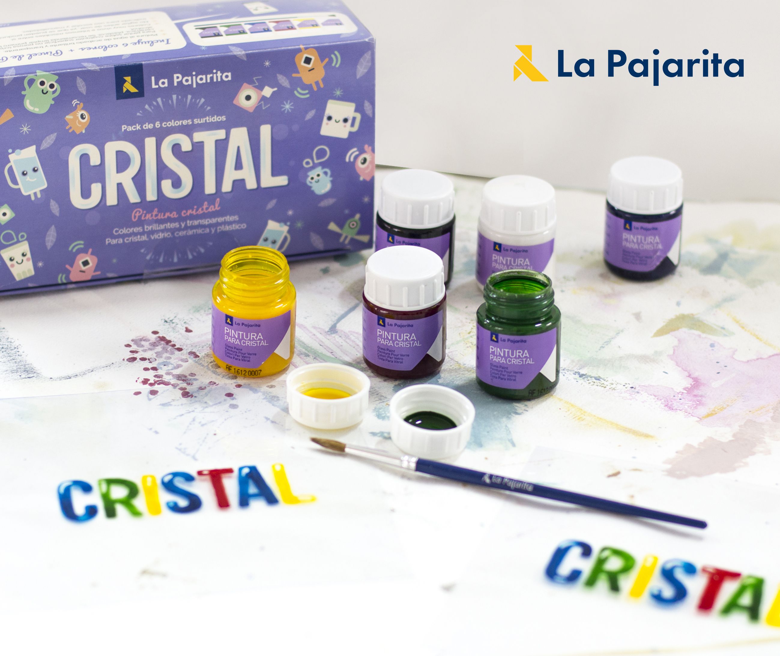 Pintura crystal agua ca-04 azul - La Pajarita