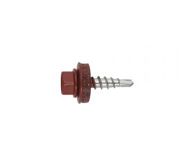 [CP FS 3009] Tornillo cubierta metal madera. RAL 3009. Rojo teja