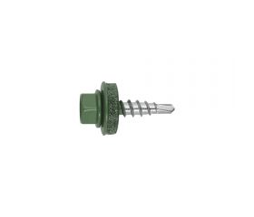 [CP FS 6005] Tornillo cubierta metal madera. RAL 6005. Verde musgo