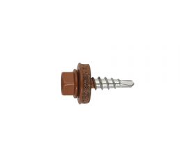 [CP FS 8004] Tornillo cubierta metal madera. RAL 8004. Marrón cobre