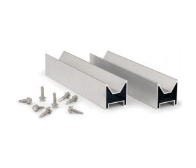 [CP PSE-UNT] Perfiles, uniones, guías y empalmes para estructura de apoyo. Unión de aluminio para perfil PSE-A con tornillo DIN-7504-K A2